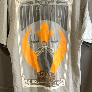 DisneyCruiseLine Star Wars Day At Sea 2018  t shirt. Size L